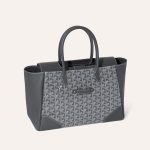 Goyard Saigon Tote Grey Goyardine Canvas Palladium Hardware - Image 4